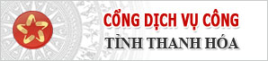 Cổng DVC tỉnh Thanh Hóa